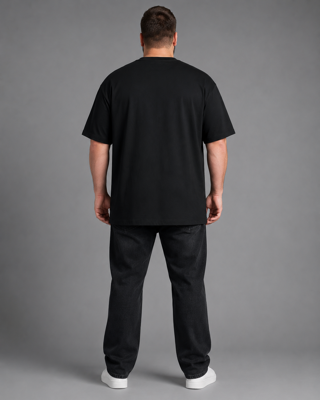 Premium Oversize T-Shirt Herren - 240 GSM - Extra Länge - Ultra Soft Touch -